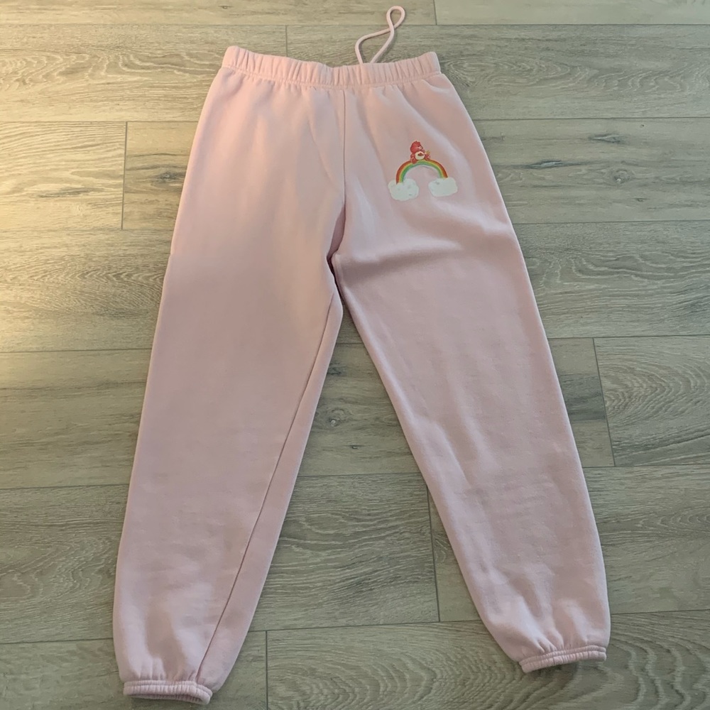 Pink sweatpants